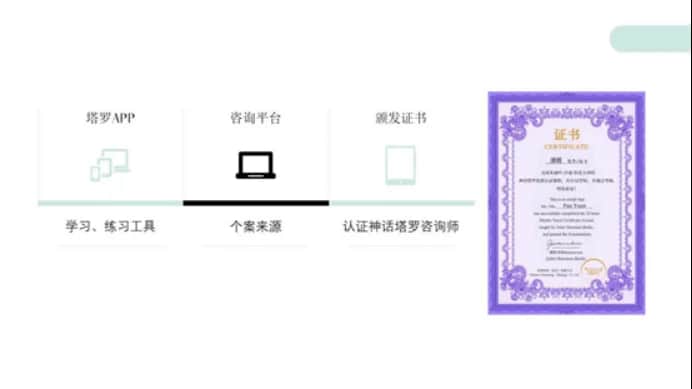 课程页中的学习工具与证书示意