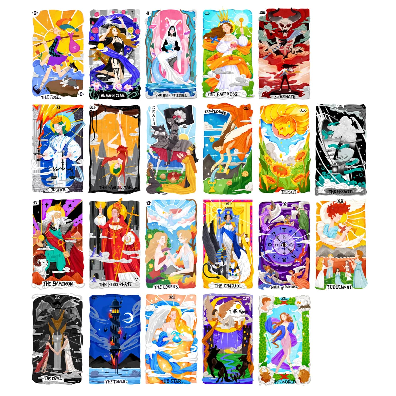 梦游者塔罗大牌明信片公开展示