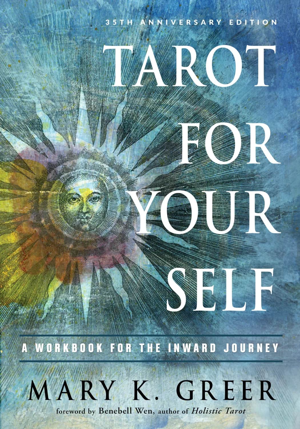 Mary K Greer 的 Tarot for Your Self 三十五周年版蓝绿色封面