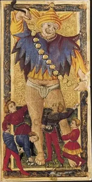 所谓查理六世塔罗的愚人复制图